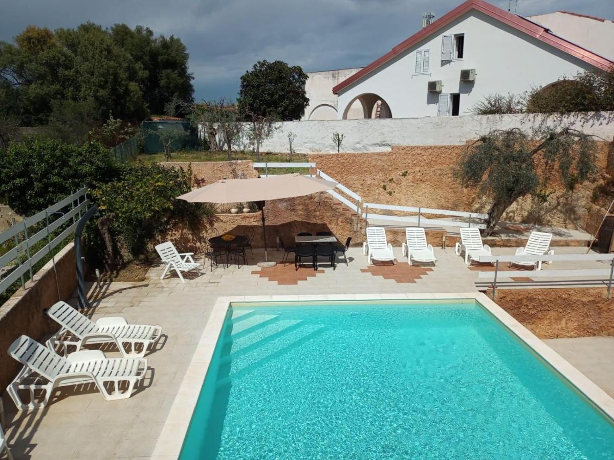 Terre Di Mare Near The Sandy Beach With Pool, Parking & Wifi Fontane Bianche Bagian luar foto