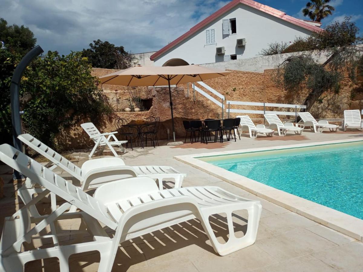 Terre Di Mare Near The Sandy Beach With Pool, Parking & Wifi Fontane Bianche Bagian luar foto